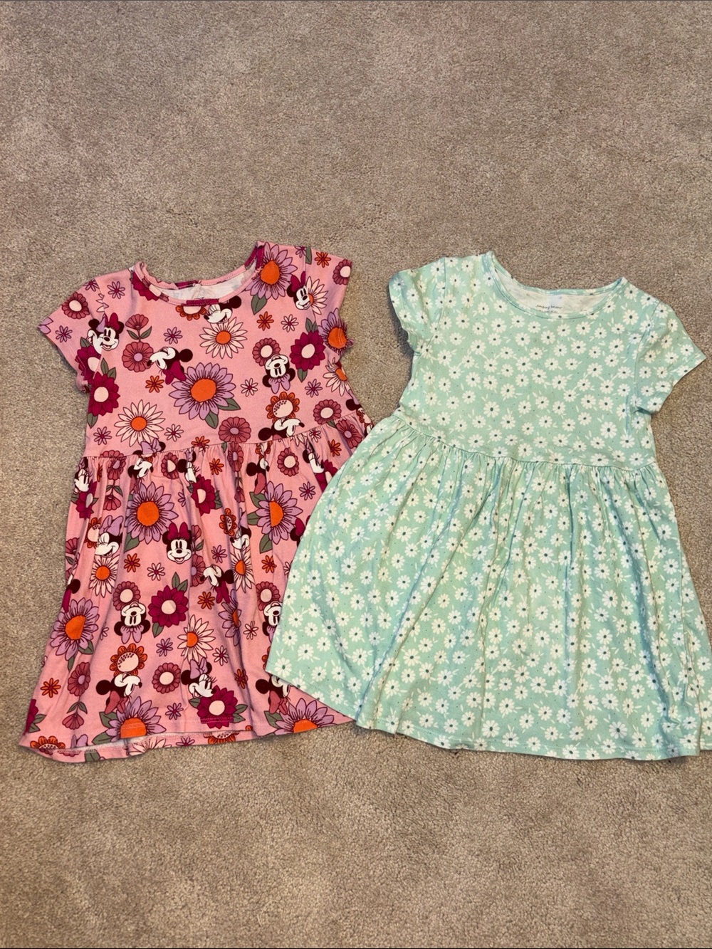 Set of 2 Toddler Girls Dresses - 3T